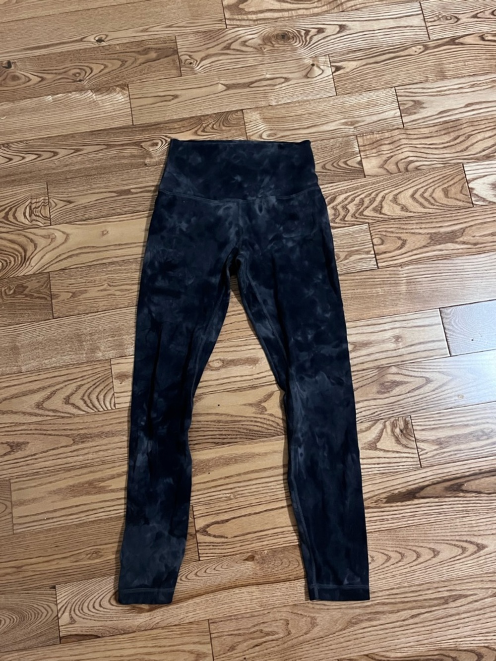 lululemon Athletica Black Marbled Leggings
